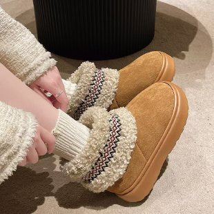 Myslunda™ Tofflor dam med plyschfoder och trendiga detaljer