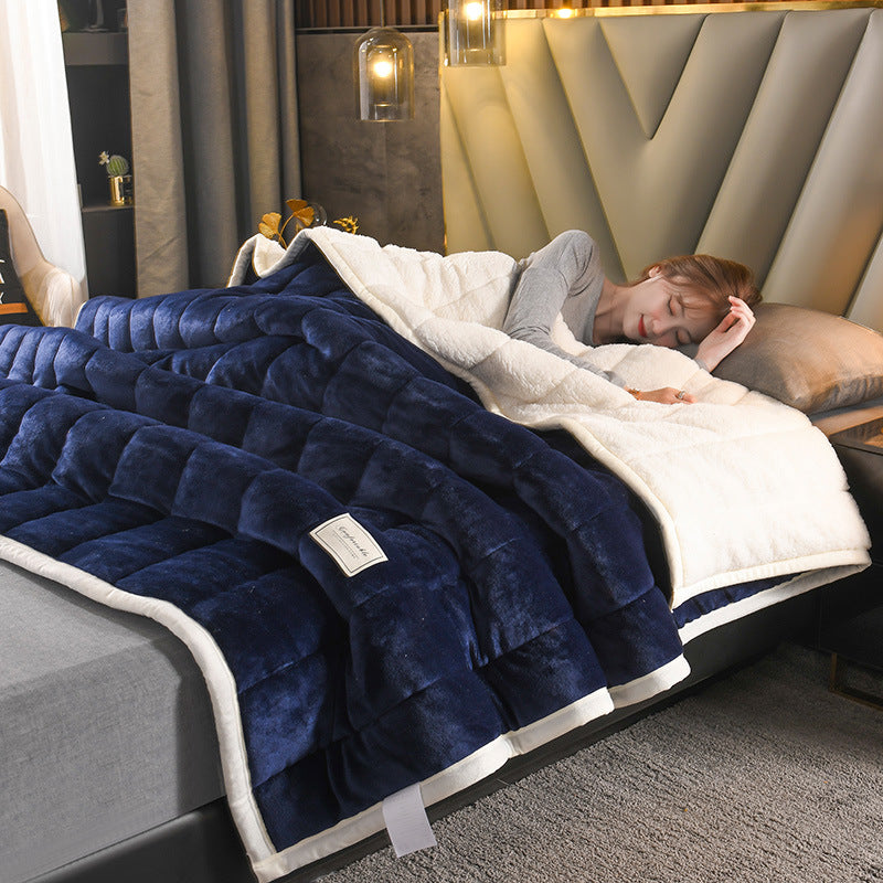 Lyx Flanellfleece Vinter Filt - Alltid håller du varm!