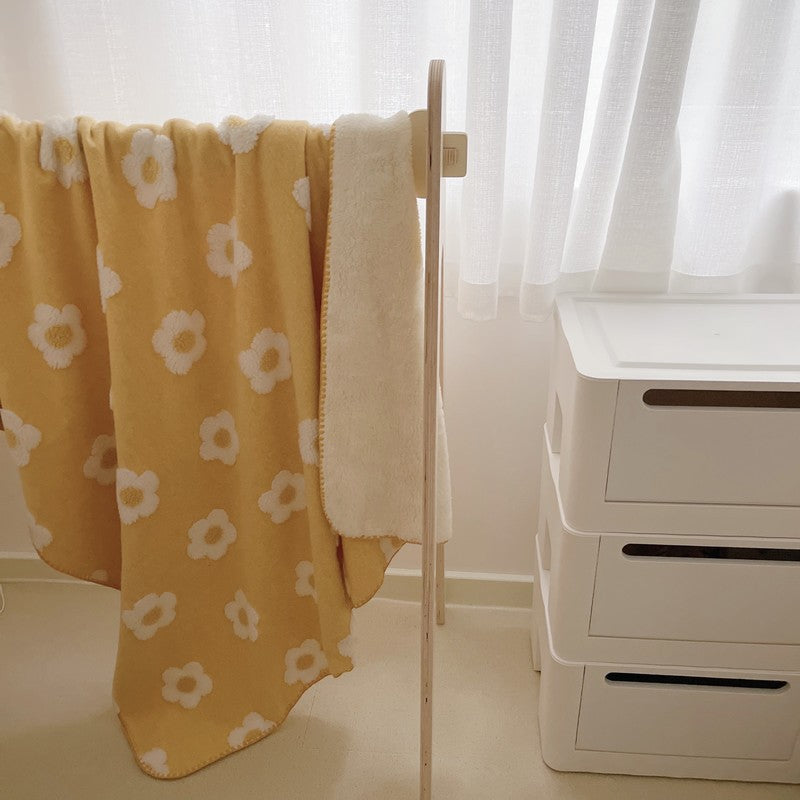 Unisex Mysig Bomull Filt med Lekfulla FLåger Mönster