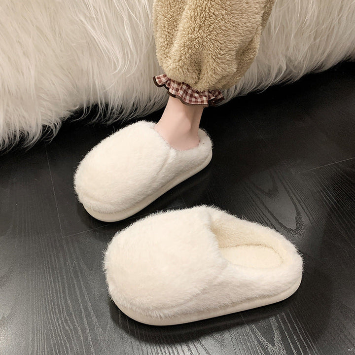 Myslunda™ Fluffiga tofflor i fuskpäls med stoppad innersula