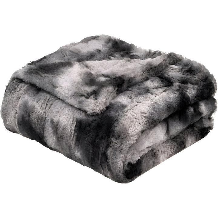 Mjuk Velour Vinter Filt – Varm Korall Fleece Filt i Batik Stil