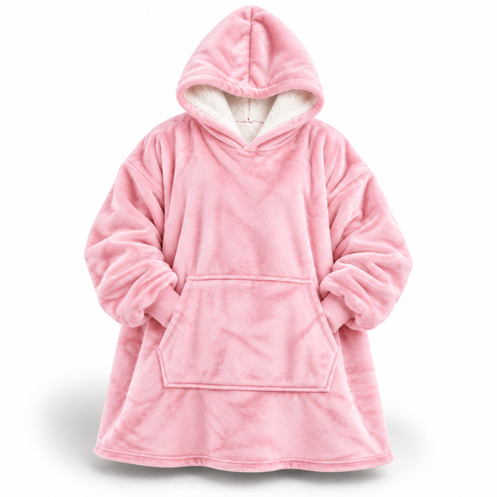Myslunda™ Ultramjuk oversize sherpahoodie-filt med stor ficka