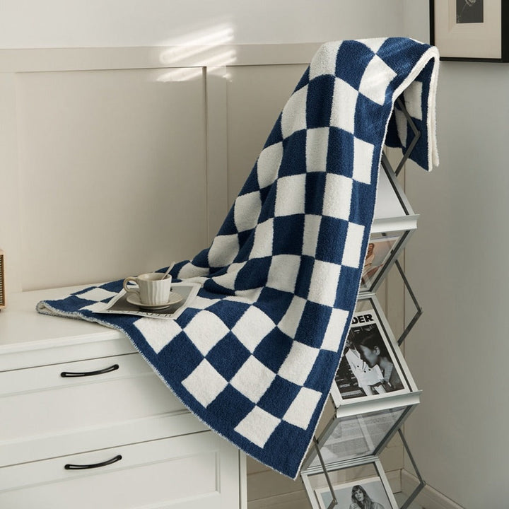 COLORFUL CHECKERBOARD PLÄD
