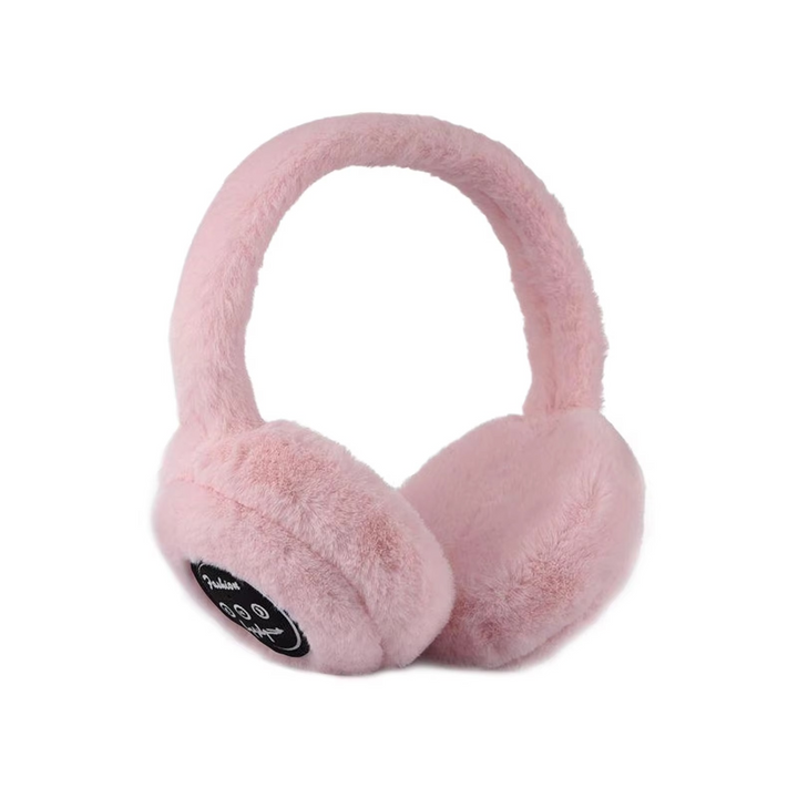 Myslunda™ Trådlösa hörlurar i fluffig plysch med Bluetooth 5.2