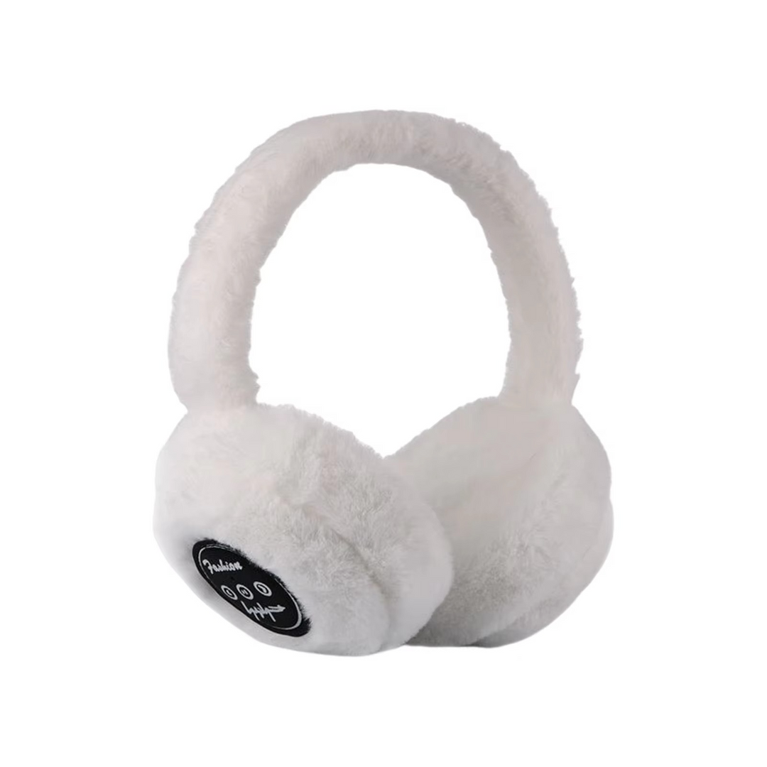 Myslunda™ Trådlösa hörlurar i fluffig plysch med Bluetooth 5.2
