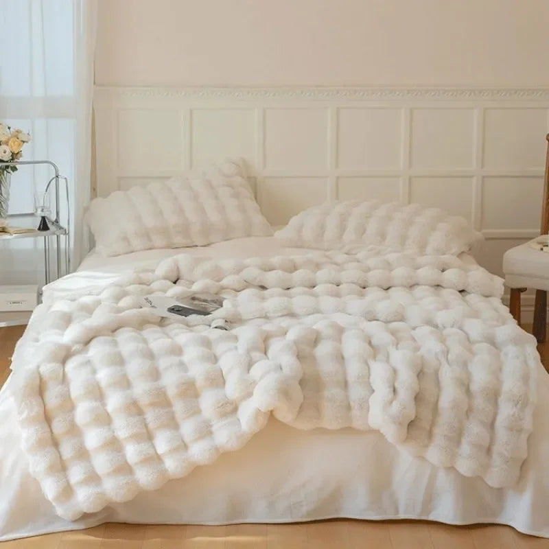 PlushCozy - Konstpäls Vinter Filt