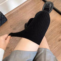 Myslunda™ Tjocka overknee-strumpor dam i klassiska enfärgade toner