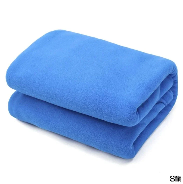 Ultralätt sovsäck i fleece – även lakan, med förvaringspåse