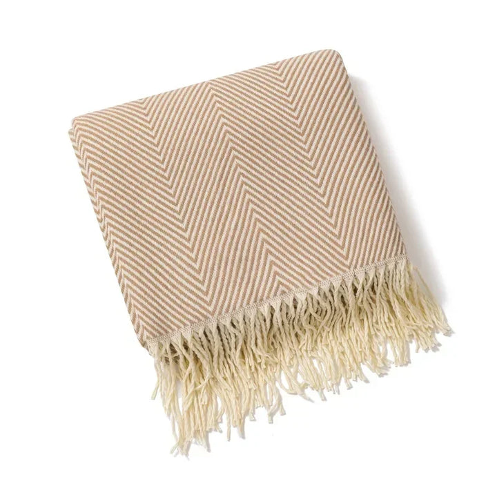 Nordic Stripe Pläd Soffa Filt