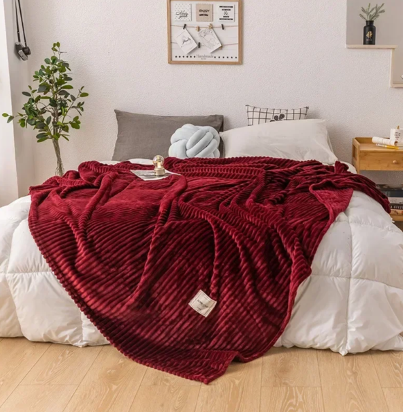 Mysig Flanell Filt