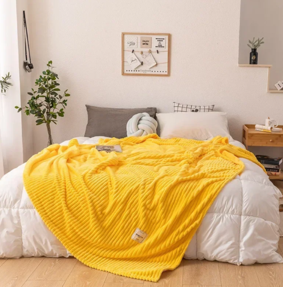 Mysig Flanell Filt