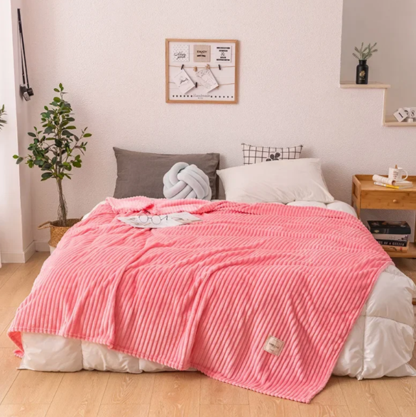 Mysig Flanell Filt