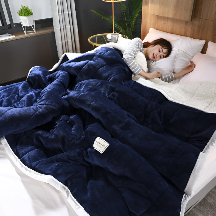 Lyx Fleece Filt Supermjuk Varm och mysig Högkvalitativa material