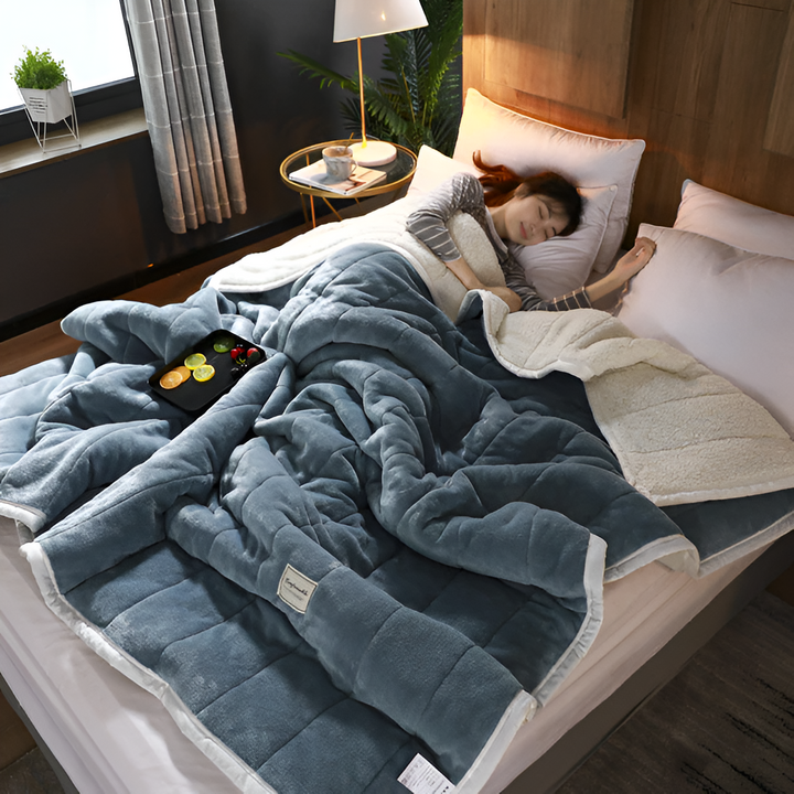 Lyx Fleece Filt Supermjuk Varm och mysig Högkvalitativa material