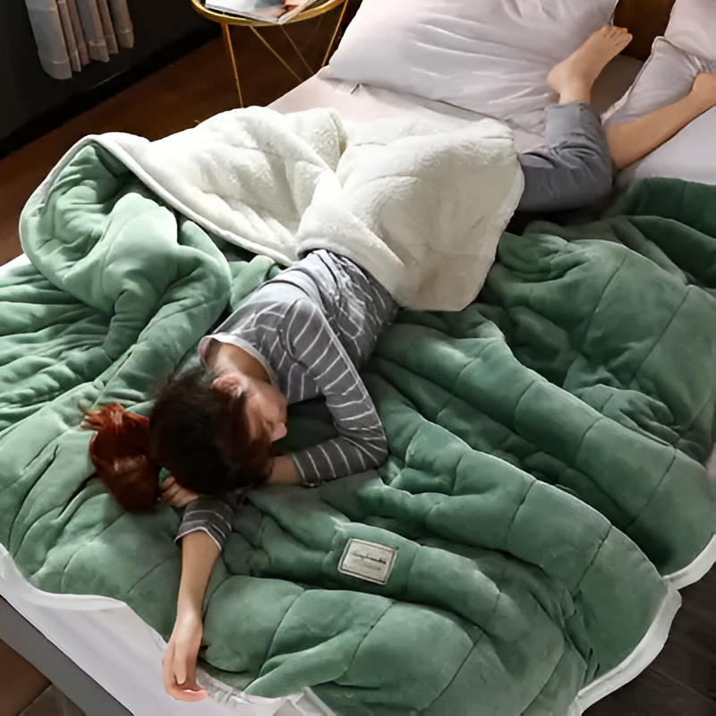 Lyx Fleece Filt Supermjuk Varm och mysig Högkvalitativa material
