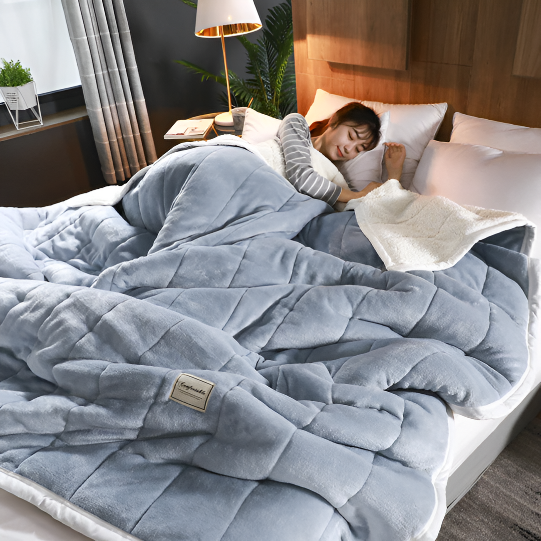 Lyx Fleece Filt Supermjuk Varm och mysig Högkvalitativa material
