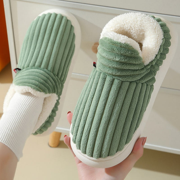 Myslunda™ Varma tofflor i fleece med tjock och halkfri sula
