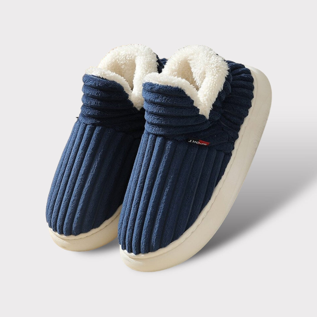 Myslunda™ Varma tofflor i fleece med tjock och halkfri sula