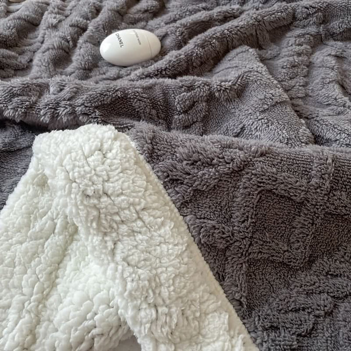 Mjuk Komfort Filt för Säng, Soffa, och Resa