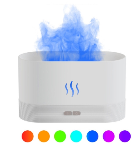 Myslunda Aromdiffuser med flamljus – ultraljud och tyst drift via USB