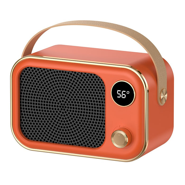 Myslunda Retro värmefläkt som en gammal radio, 1200 W med display
