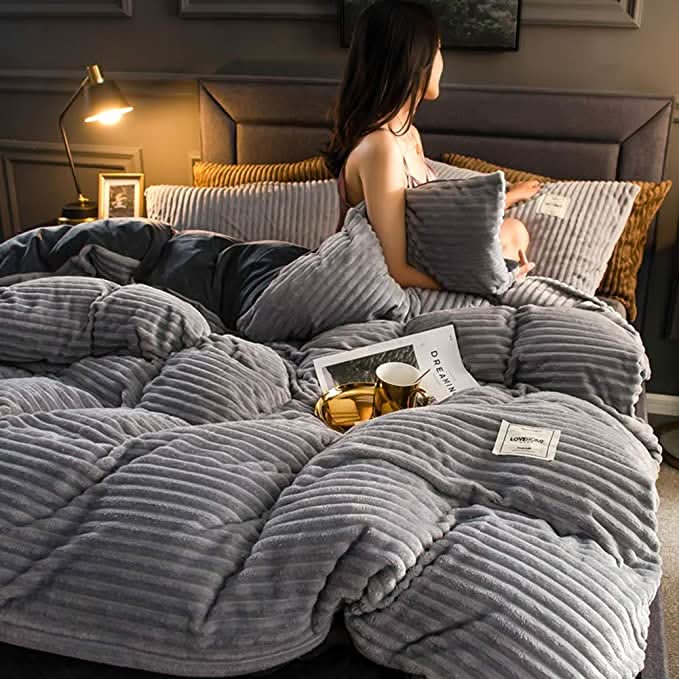 Mjuk Fleece Vinter Täcke Filt – Vera