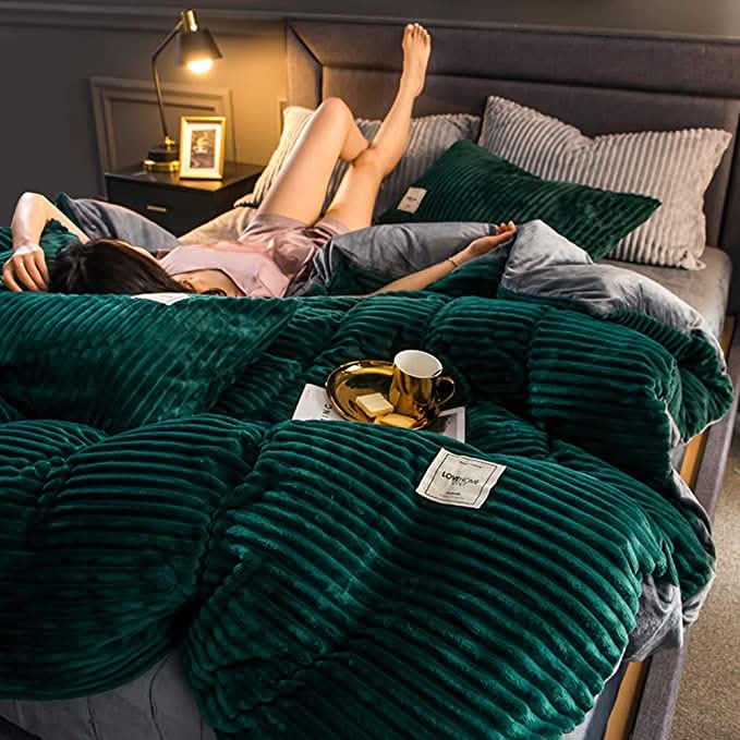 Mjuk Fleece Vinter Täcke Filt – Vera