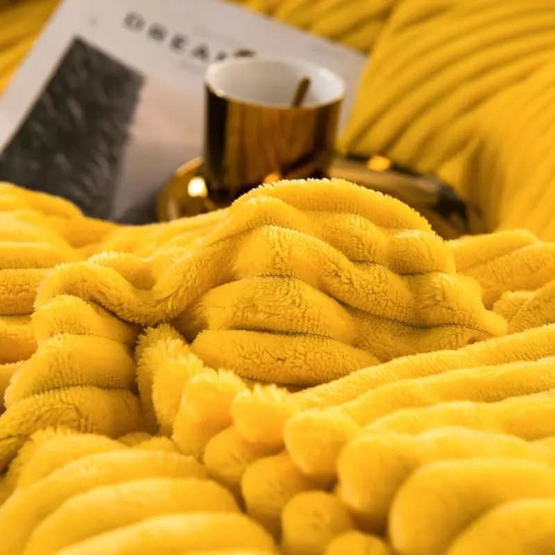 Mjuk Fleece Vinter Täcke Filt – Vera