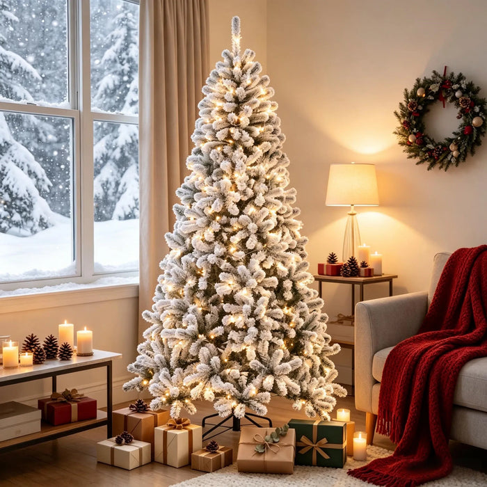 Myslunda Snöig nordisk tall 229 cm med 350 varmvita LED