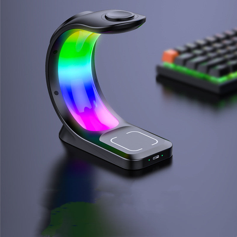 Magnetisk laddstation med RGB-ljus