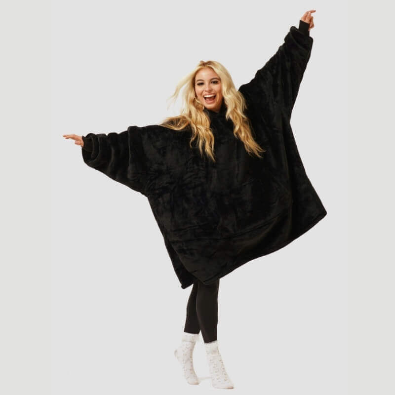 Filthoodie med sherpafoder – oversize och supermysig