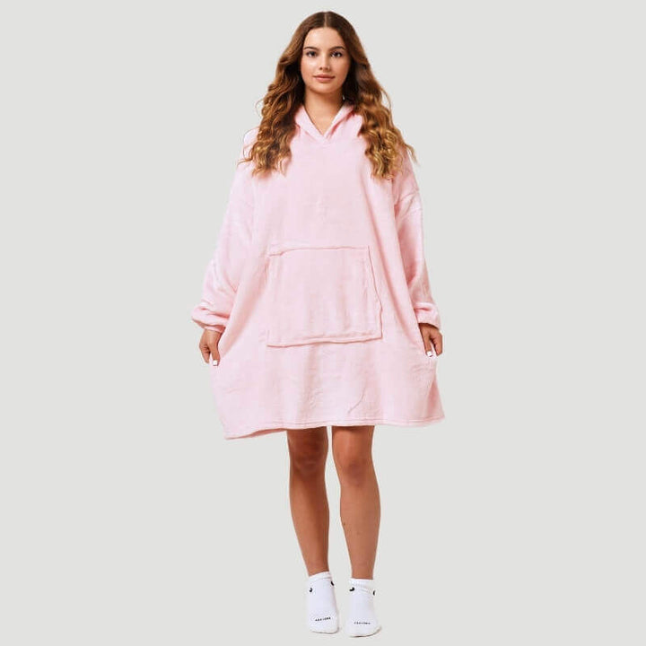 Filthoodie med sherpafoder – oversize och supermysig