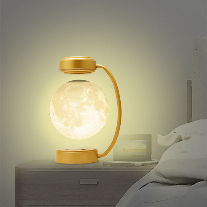 Myslunda Svävande månlampa med magnet och tre ljusfärger