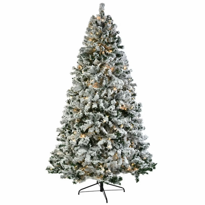 Myslunda Snöig julgran 213 cm med 400 LED i varm- och kallvitt