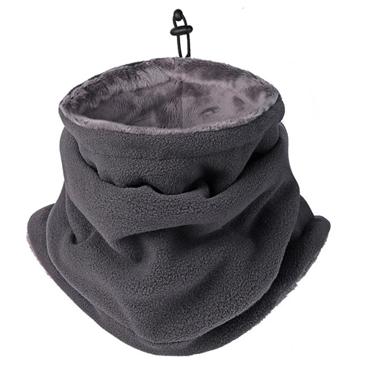 Balaclava och halsvärmare i fleece med mjukt foder och spänne