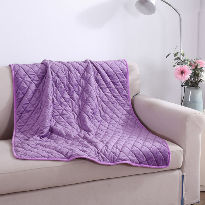 Myslunda USB-värmefilt att bära som sjal – 100 x 140 cm och tvättbar