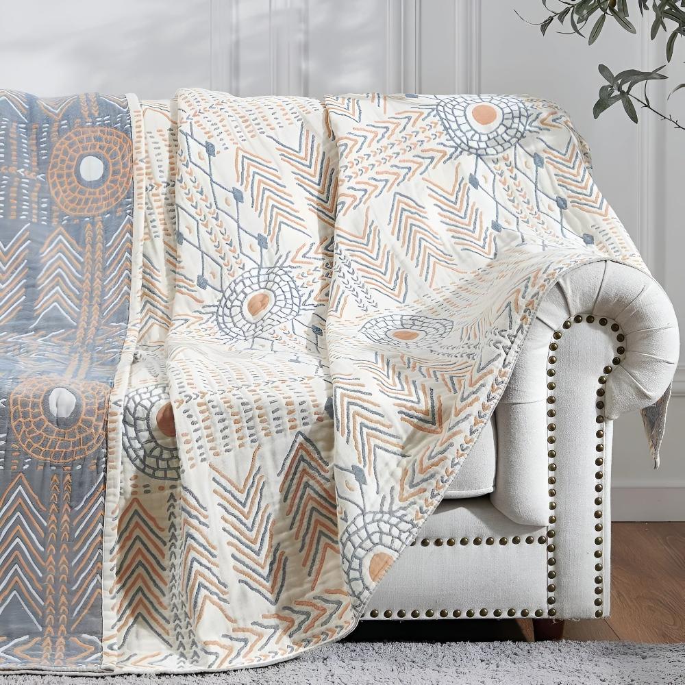 Elegant Vändbar Filt Mångsidig Soffa och sängroom Accent