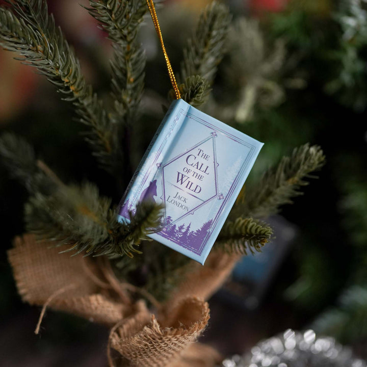 Adventskalender som bokhylla med miniböcker