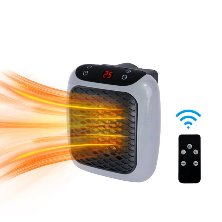 Minielement i vägguttag med display och fjärrkontroll