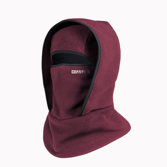 Myslunda Balaklava i fleece med ögonöppning, passar under hjälm