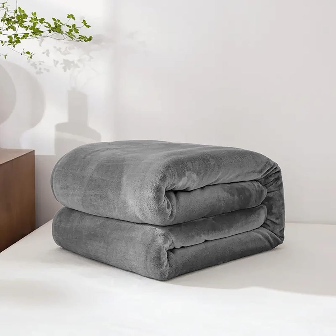 Fleece Konstpäls Supermjuk Pläd för soffa och säng Plysch Lätt Uppvärmd