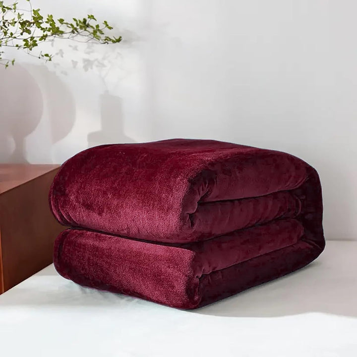 Fleece Konstpäls Supermjuk Pläd för soffa och säng Plysch Lätt Uppvärmd