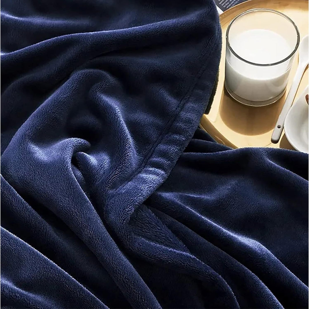 Fleece Konstpäls Supermjuk Pläd för soffa och säng Plysch Lätt Uppvärmd