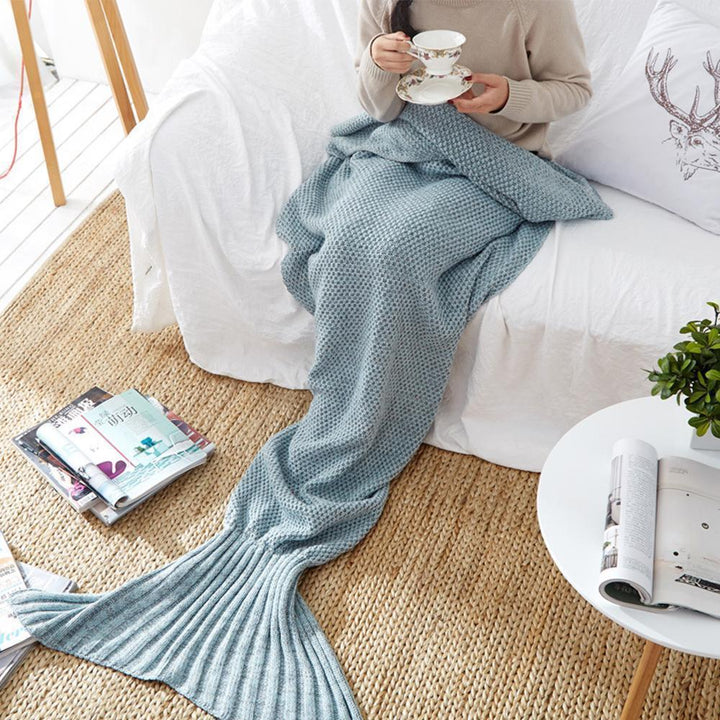 Varm och mjuk mermaid tyg