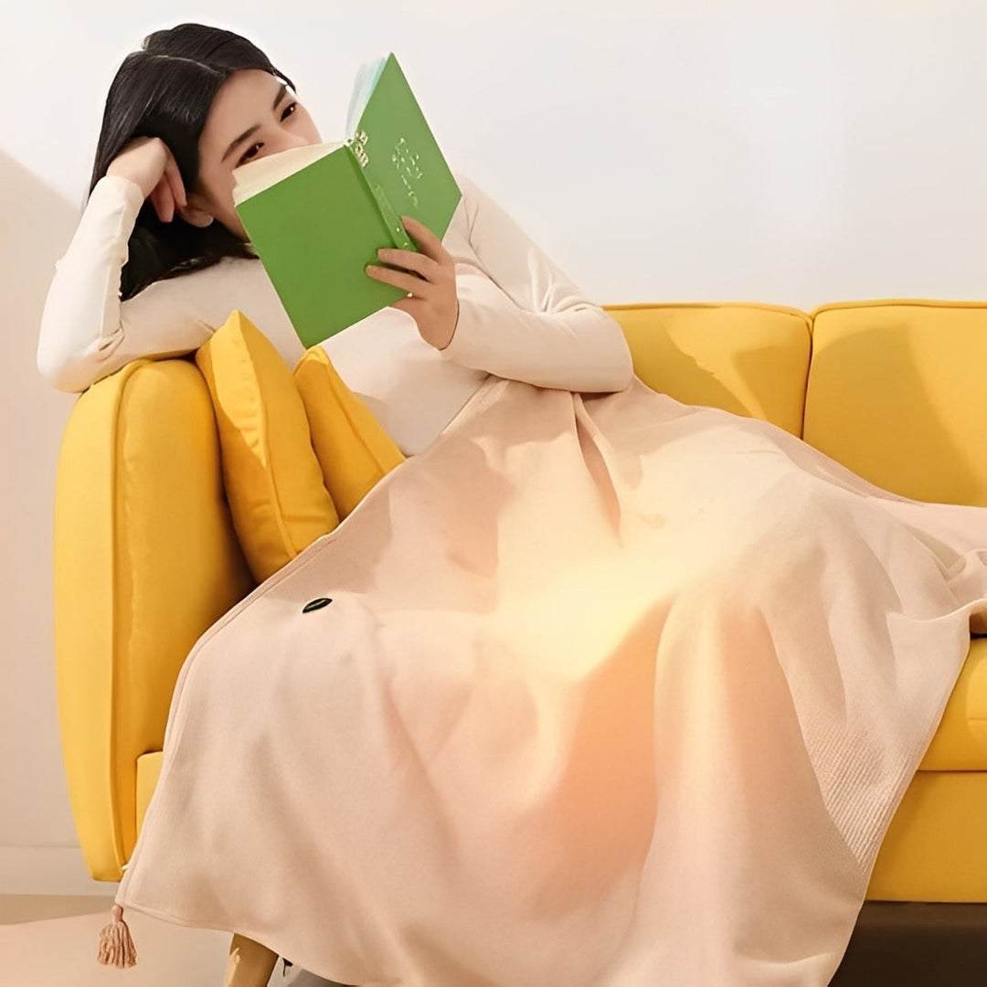 Portabel Uppvärmd Sjal för Hem och Kontor Värme