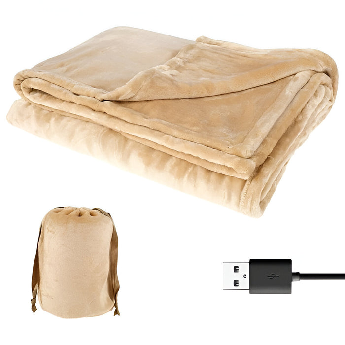 Myslunda™ Sladdlös USB-värmefilt i mjuk flanell för två