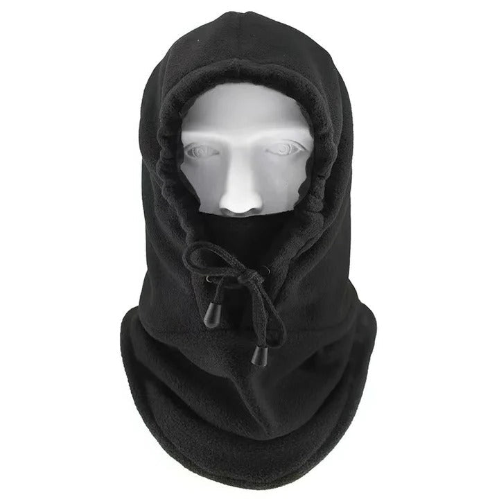 Balaklava i fleece och skidhuva med justerbar passform