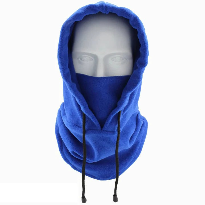 Balaklava i fleece och skidhuva med justerbar passform