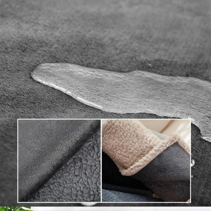 Vattentät Dog Filt, Sherpa-fleece Pläd, Vändbar Pet Matta, Möbler Skydd