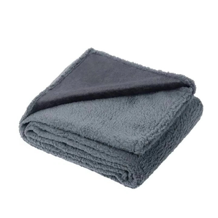 Vattentät Dog Filt, Sherpa-fleece Pläd, Vändbar Pet Matta, Möbler Skydd